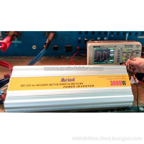 Hot Selling Universal Socket Modified Sine Wave Built-in Charger DC to AC Sufficient 3000W Power Inverter